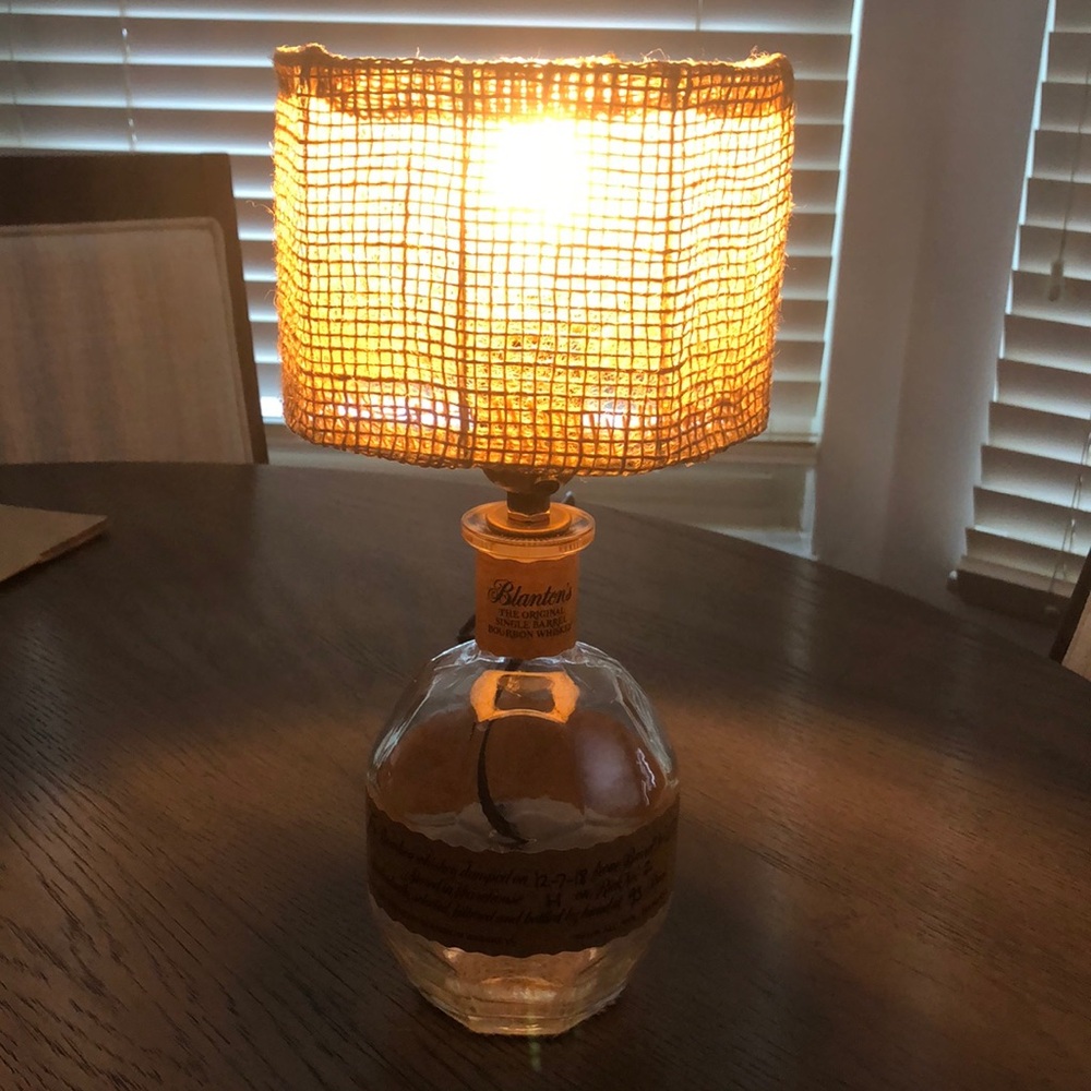 Handmade Blanton’s bottle lamp - Picture 1 of 9